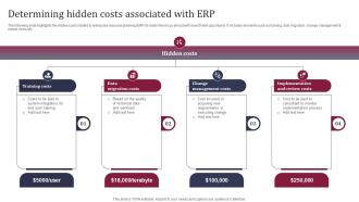 Determining Hidden Costs Associated With ERP Enhancing Business Operations