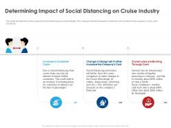 Determining impact of social distancing on cruise industry ppt file elements