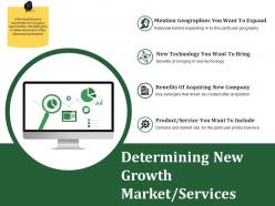 Determining new growth market services ppt styles styles