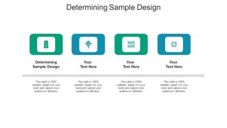 Determining sample design ppt powerpoint presentation icon slide download cpb