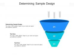 Determining sample design ppt powerpoint presentation inspiration gallery cpb