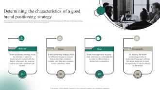 Determining The Characteristics Of A Good Brand Positioning Strategy Positioning A Brand Extension