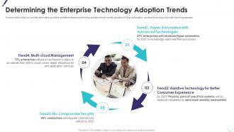 Determining the enterprise technology adoption trends improving planning segmentation
