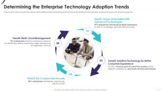Determining the enterprise technology adoption trends improving planning segmentation