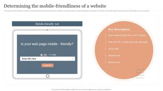 Determining The Mobile Friendliness Of A Website SEO Services To Reduce Mobile Application