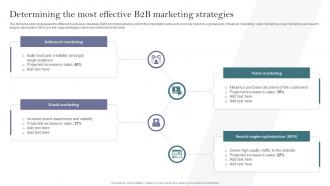 Determining The Most Effective B2B Marketing Strategies Complete Guide To Develop Business