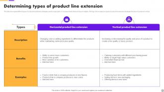 Determining Types Of Product Brand Extension Strategy To Diversify Business Revenue MKT SS V