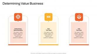 Determining Value Business In Powerpoint And Google Slides Cpb