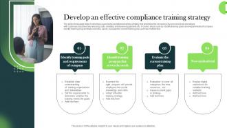 Develop An Effective Compliance Training Strategy