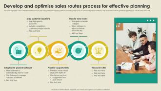 Develop And Optimise Sales Routes B2B Outside Sales Strategy Development SA SS