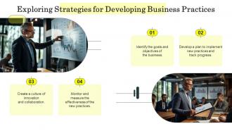 Develop Business Practice powerpoint presentation and google slides ICP Colorful Content Ready