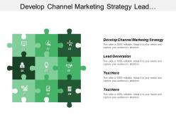 Develop channel marketing strategy lead generation customer retention