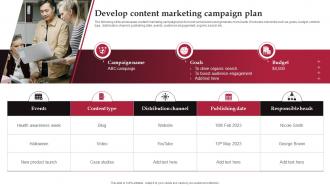 Develop Content Marketing Campaign Plan Real Time Marketing Guide For Improving