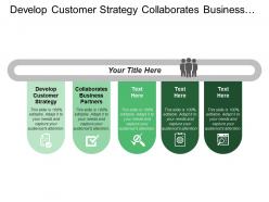 Develop customer strategy collaborates business partners business challenges