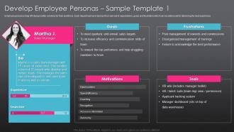 Develop employee personas sample developing employee experience strategy organization