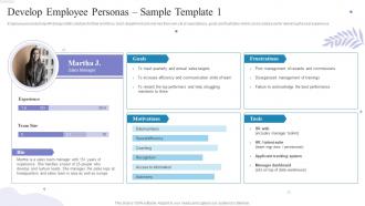 Develop Employee Personas Sample Template How To Build A High Performing Workplace Culture