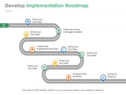 Develop implementation roadmap example of ppt