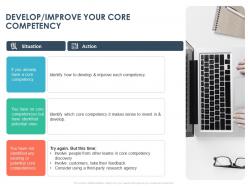Develop improve your core competency ppt powerpoint presentation styles graphics
