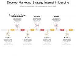 Develop marketing strategy internal influencing ppt powerpoint presentation file good cpb