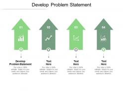 Develop problem statement ppt powerpoint presentation visual aids infographics cpb