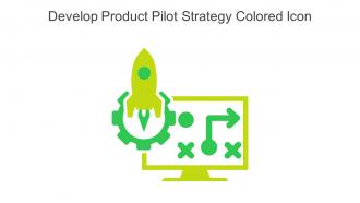 Develop Product Pilot Strategy Colored Icon In Powerpoint Pptx Png And Editable Eps Format