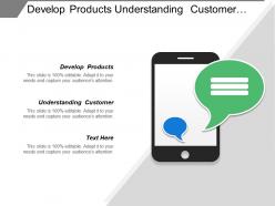 Develop products understanding customer advertising effectiveness product roadmap