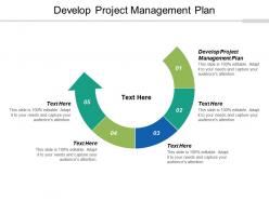 Develop project management plan ppt powerpoint presentation infographic template cpb