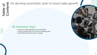 Develop Promotion Plan To Boost Sales Growth Powerpoint Presentation Slides