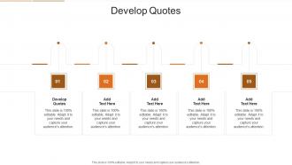 Develop Quotes In Powerpoint And Google Slides Cpb