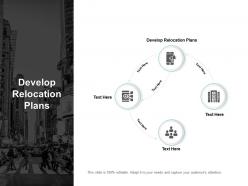Develop relocation plans ppt powerpoint presentation model example cpb