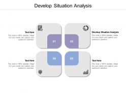 Develop situation analysis ppt powerpoint presentation file slideshow cpb