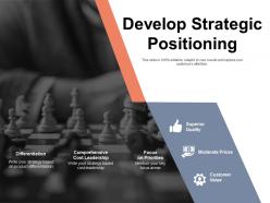 Develop strategic positioning superior quality ppt powerpoint presentation icon