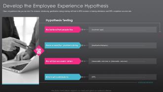 Develop the employee experience developing employee experience strategy organization