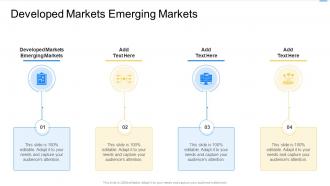 Developed Markets Emerging Markets In Powerpoint And Google Slides Cpb