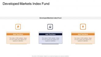 Developed Markets Index Fund In Powerpoint And Google Slides Cpb