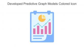 Developed Predictive Graph Models Colored Icon In Powerpoint Pptx Png And Editable Eps Format