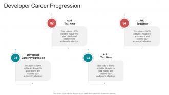 Developer Career Progression In Powerpoint And Google Slides Cpb