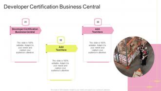 Developer Certification Business Central In Powerpoint And Google Slides Cpb