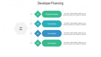 Developer financing ppt powerpoint presentation layouts graphics template cpb
