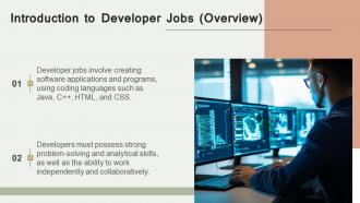 Developer Jobs Powerpoint Presentation And Google Slides ICP Customizable Appealing