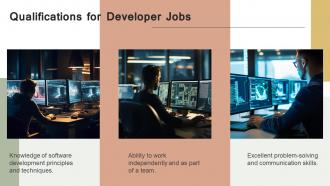 Developer Jobs Powerpoint Presentation And Google Slides ICP Researched Appealing