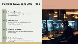 Developer Jobs Powerpoint Presentation And Google Slides ICP Colorful Appealing