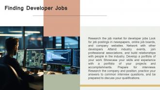 Developer Jobs Powerpoint Presentation And Google Slides ICP Interactive Appealing