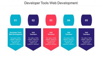 Developer Tools Web Development Ppt Powerpoint Presentation Layouts Design Inspiration Cpb