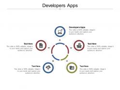 Developers apps ppt powerpoint presentation infographic template backgrounds cpb
