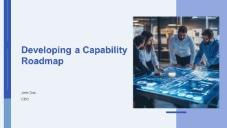 Developing A Capability Roadmap PPT Template AT