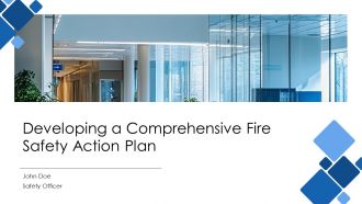 Developing A Comprehensive Fire Safety Action Plan PPT Slides AT