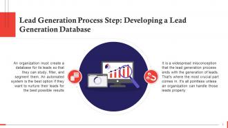 Developing A Database In Lead Generation Process Training Ppt