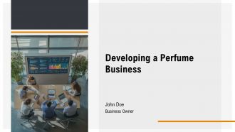Developing A Perfume Business PPT Slides AT
