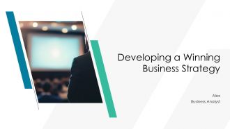 Developing A Winning Business Strategy PPT Template AT
